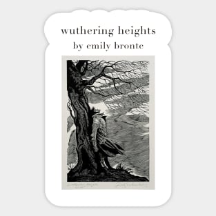 Wuthering Heights Cover Art Sticker